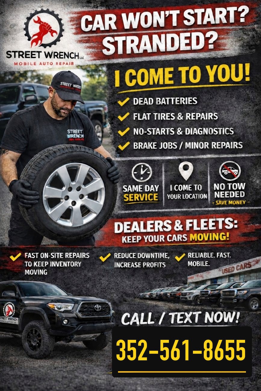 Street Wrench promotional service flyer